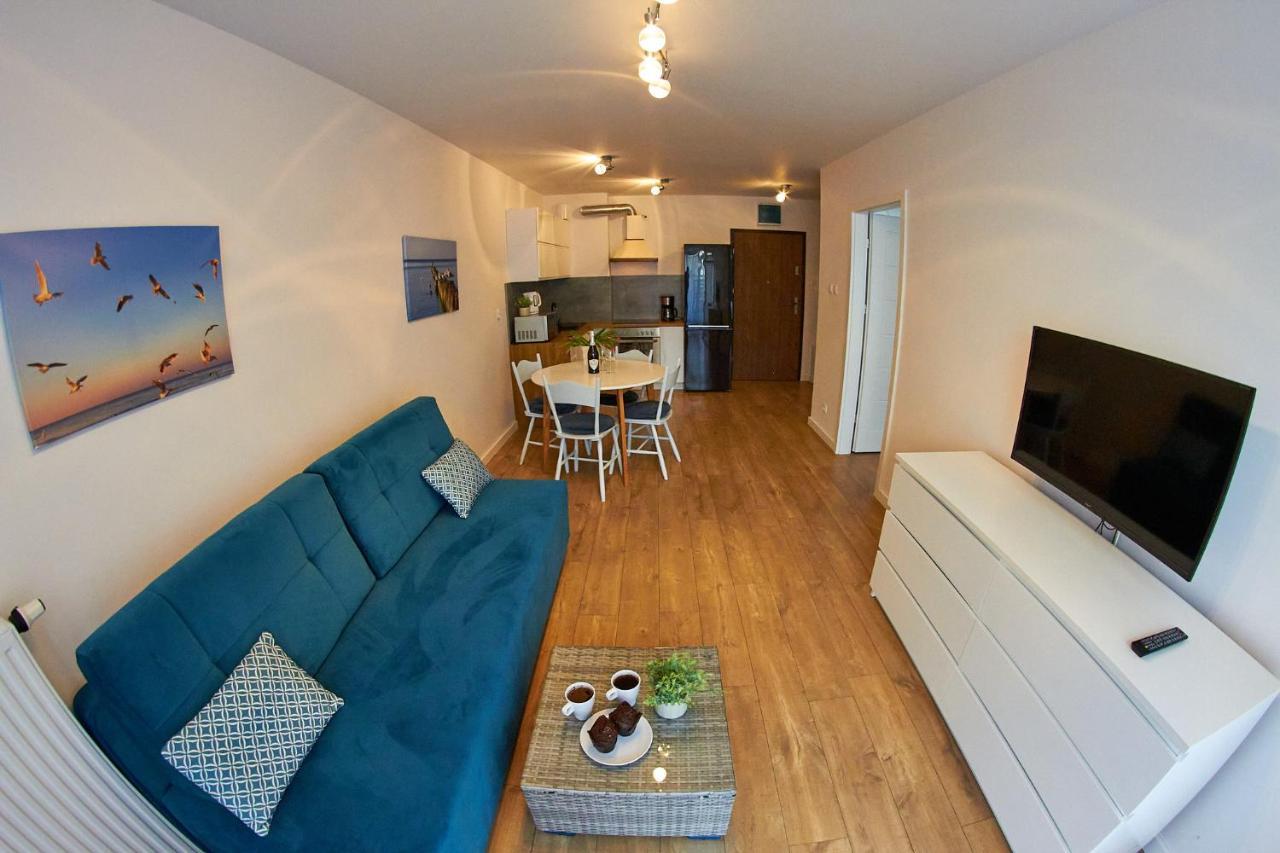 Apartamentyprzymorzu Baltycki Z Miejscem Postojowym I Ogrodkiem Kolobrzeg Dış mekan fotoğraf