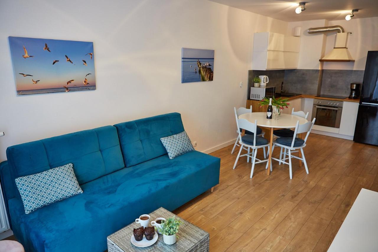 Apartamentyprzymorzu Baltycki Z Miejscem Postojowym I Ogrodkiem Kolobrzeg Dış mekan fotoğraf