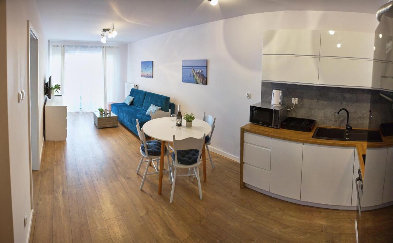 Apartamentyprzymorzu Baltycki Z Miejscem Postojowym I Ogrodkiem Kolobrzeg Dış mekan fotoğraf