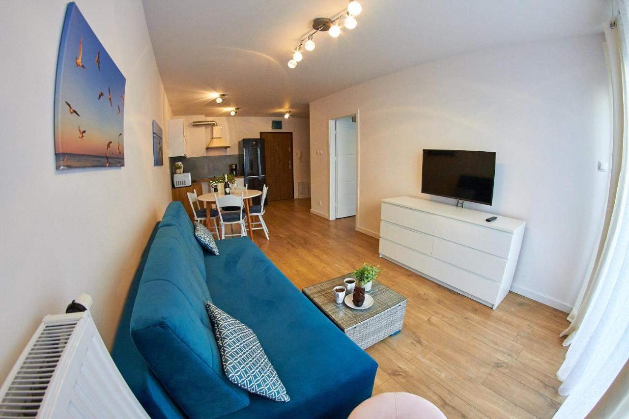 Apartamentyprzymorzu Baltycki Z Miejscem Postojowym I Ogrodkiem Kolobrzeg Dış mekan fotoğraf